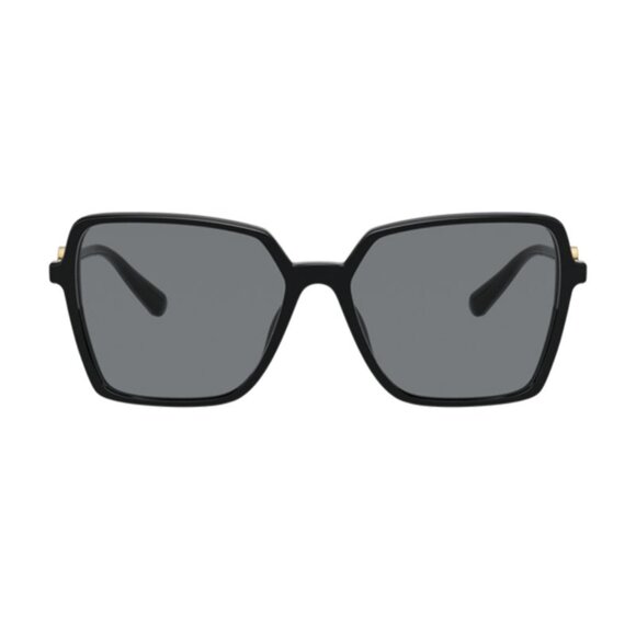 NEW VERSACE WOMEN\'S SUNGLASSES VE4396F GB1/87 BLACK SQUARE VERSACE VE4396-F